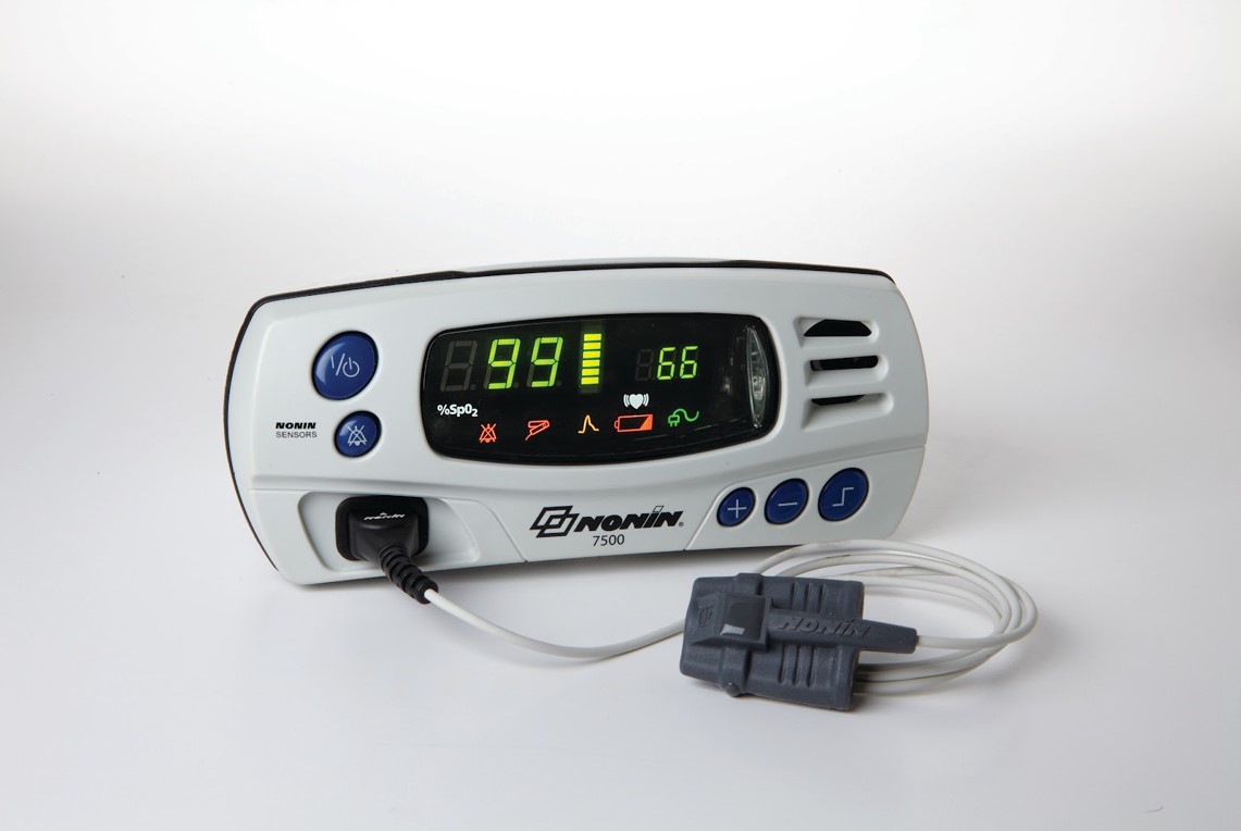 Oxymètre de pouls saturomètre numérique avec alarme – Soins Intensifs